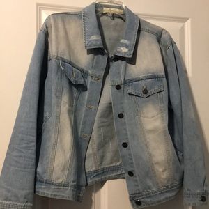 Boyfriend oversized jean jacket